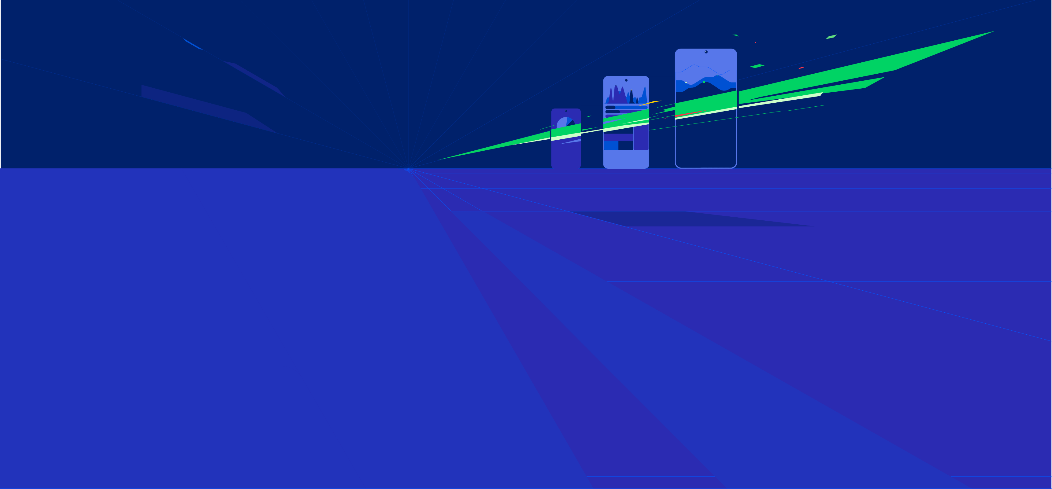 hero banner hex illustration