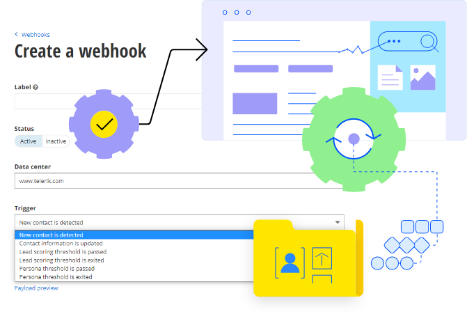 Sitefinity Insight Service Hooks