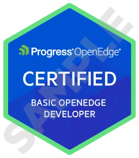 sample openedge sertified